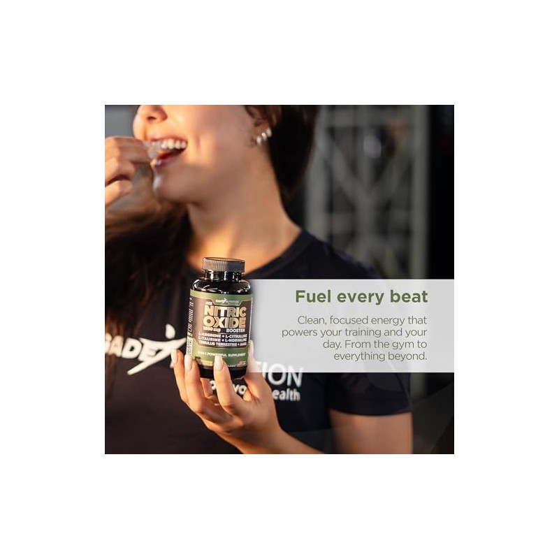Gade Nutrition Boost Your Health Suplemento Óxido Nítrico Cápsulas Arginina
