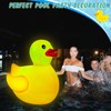 Hungdao 1 Pack 4 Feet Christmas Light up Inflatable Duck
