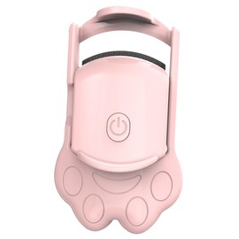 WOONEKY Electric Eyelash Curler with Claw Pattern USB Charging Heated Curling Tool for Natural Curls Safe Easy to Use Eyelash Perming Device