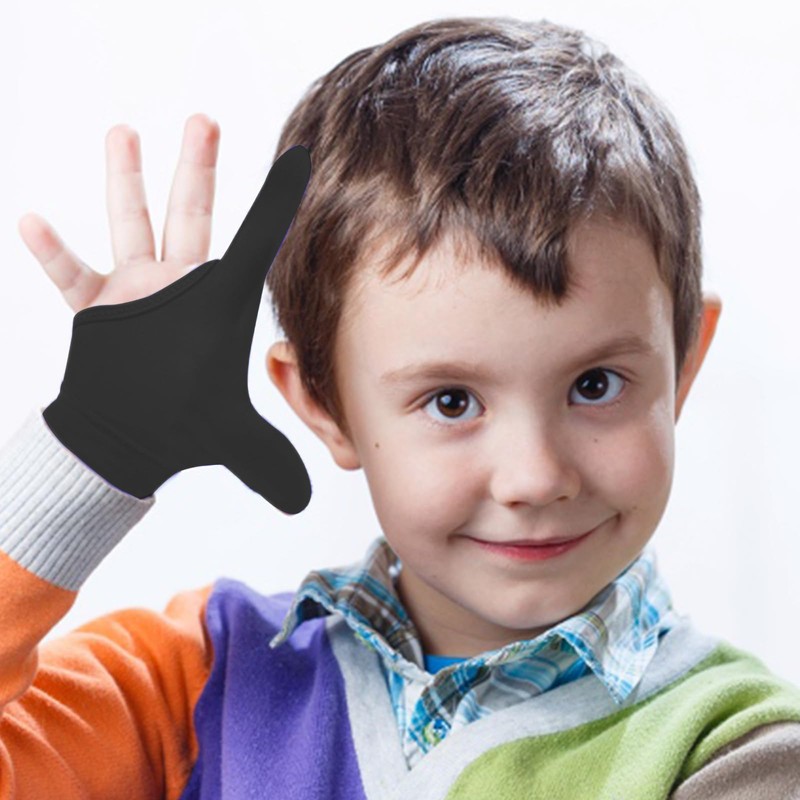 Kuskins 4 Pcs Thumb Sucking Guard Gloves for Kids Ages
