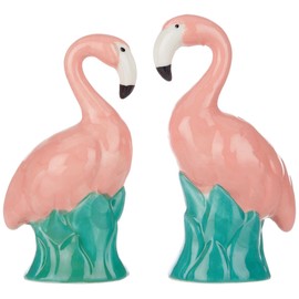 Flamingo Ceramic Salt & Pepper Shakers