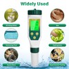PH Meter Water, Aideepen PH/EC/TDS/Salinity/Thermometer 5-in-1 pH Value Meter with