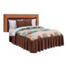 Elefantito Colcha Avellana Fresa + Cojines Beige King Size Elefantito