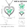 Butterfly Birthstone Necklace gifts for Mom from Daughter: Anniversary Birthday