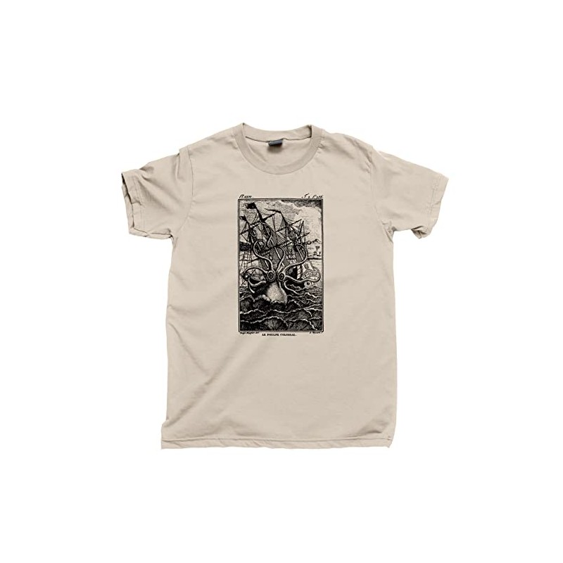 Kraken T Shirt Poulpe Colossal Giant Octopus Squid Monster Attacking