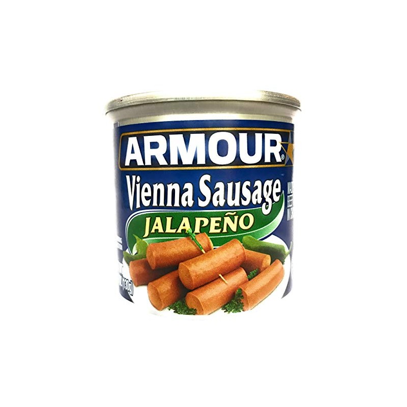Armour Vienna Sausage Jalapeno 4.75 Oz (Pack of 6)