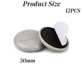 12 Pcs Furniture Sliders for Carpet and Heavy Items, Appliance Sliders with Chair Leg Floor Protector, Can Smoothly Slide Furniture Anywhere