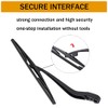 TA-VIGOR 14 Inch Rear Windshield Wiper, Automatic Windshield Blade Compatible