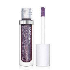 3 Pack JORDANA Cosmic Glow Holographic Lip Gloss - Iridescent Purple