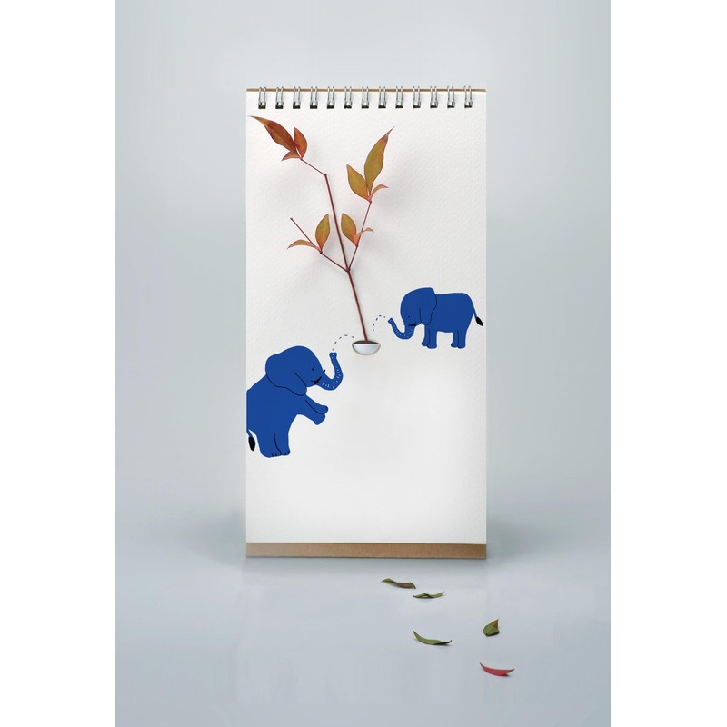 PLAYABLE ART Flip Vase - Tabletop Notebook-styled Vase for Flowers