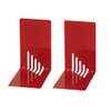 Wedo 1021002 Metal Bookend, 14 x 8.5 x 14 cm,