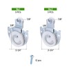 6-Piece Sliding Closet Door Roller Set, Upgraded Bearing Top Roller