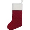 St. Nicholas Square 21 Inch Cable Knit Monogram Christmas Stocking