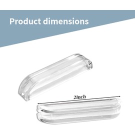 FarBoat 20 Pcs Adjustable Acrylic Corner Braces Clear Plastic Wall Mount Floating Shelf Brackets for Light-Weight Projects (2.2in x 1.3in)