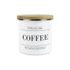 Minimalist Kitchen Essentials Coffee Storage Canister - Modern Black &