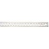 Wedo 525130 Steel Ruler With Cork Backing, 30 cm, Silver