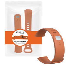 KoreHealth Kore Elite Fitness Tracker Replacement Band (Orange) - For Kore Elite Activity & Fitness Trackers l Soft Fitness Watch Wristband l Heart Rate Monitor Accessories | Available in Four Colors