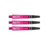 RED DRAGON Nitrotech Intermediate Dart Stems Pink - 3 Sets