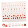 Baluue 2sets Easter Nail Art Stickers Bunny Rabbit Nail Decals
