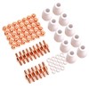 75pcs Shield Cup Tip Electrode Swirl Ring for PT-31 LG