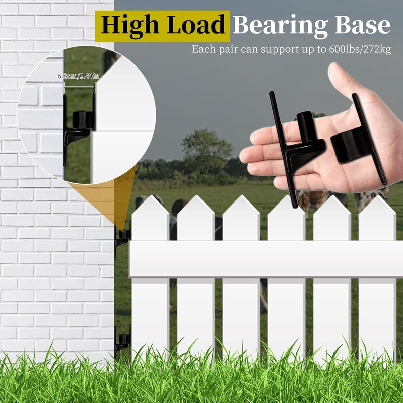 Wall Mount Heavy Duty Stainless Steel Gate Hinges for Wood