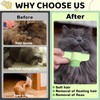 Pet Combs for Cats, Self-Cleaning Flea Comb for Dogs, Stainless