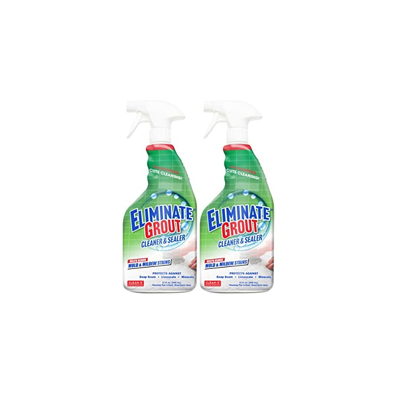 Clean-X Eliminate Grout Cleaner & Sealer with Hydrogen Peroxide –
