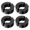 (4-Pack) SINOAXISSPACE Shaft Collar 5/16" Bore, 1045 Steel Double Split
