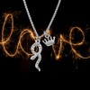 Detailed Riverdale Jughead Jones Necklace Southside Serpents Snake Charm Necklace