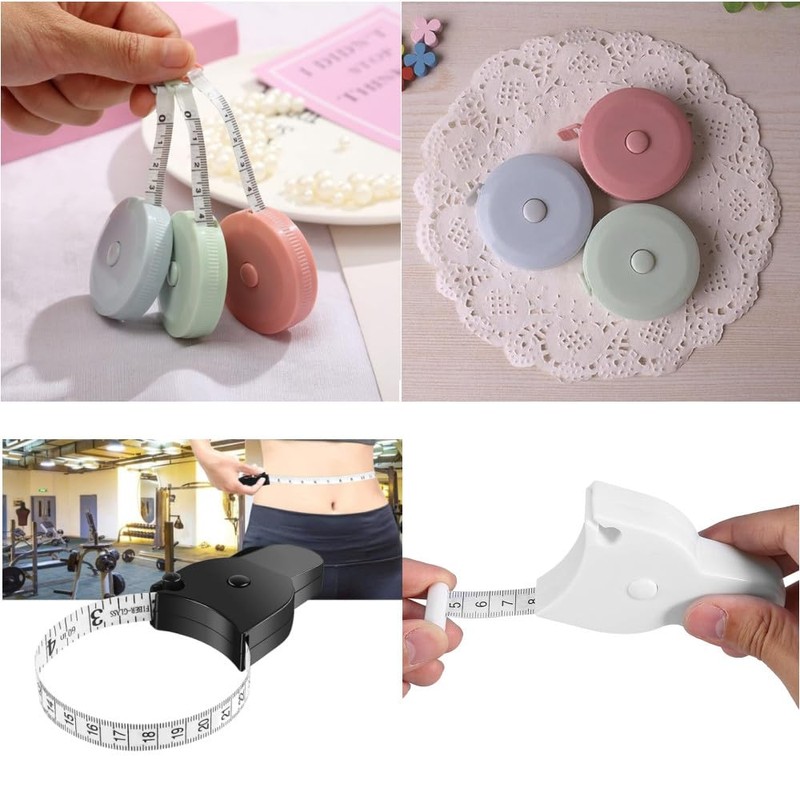 Soft Retractable Measuring Tape - 6Pcs Portable Body Measure Tape