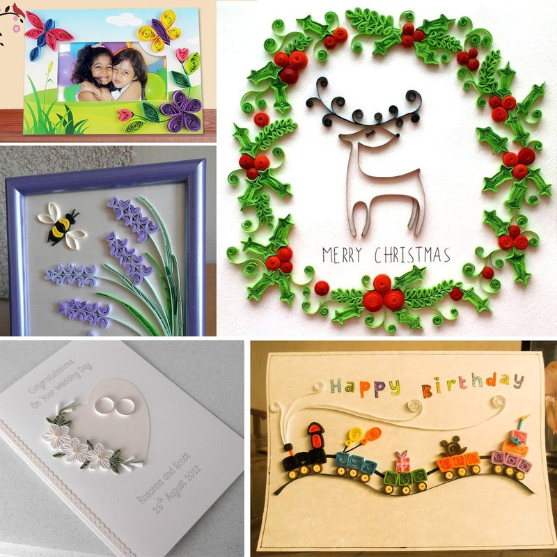 Hyber&Cara Paper Quilling Tools Set 19 Pcs Quilling Kit for