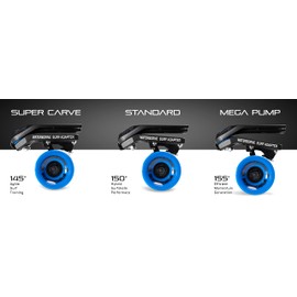 WATERBORNE SKATEBOARDS Sistema de aleta – Adaptador de surf – Camión de surf delantero se adapta a cualquier monopatín – Ajusta las aletas patentadas para 3 modos de patinaje de surf – Carving Truck to Cruise and Ride Like a Surf Skateboard