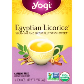 Yogi Tea, Egyptian Licorice, 16 Count, Packaging May Vary