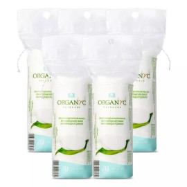 Colman 콜만 오가닉 유기농 순면 양면 뷰티패드 화장솜 70매 x 5 Coleman Organic Pure Cotton Double-Sided Beauty Pad Makeup Cotton 70 Sheets x 5