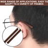 4 Pairs Anti-Slip Glasses Ear Grips - Soft Knitted Cotton