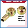 A ABSOPRO Banjo Bolt Hose Barb Fitting/Inner Brake Fuel Line