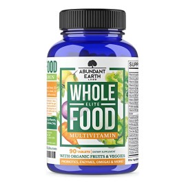 Multivitamínico Vegano Abundant Earth Sabor Tabletas