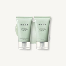 Melixer (self-produced product) NEW Green Tea Oil Control Cream 50ml, 2 pieces / NEW 그린티 오일 컨트롤 크림 50ml, 2개