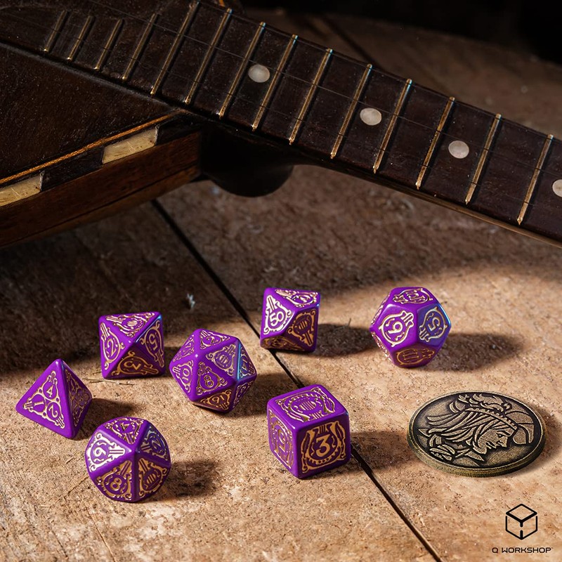 Q-Workshop WDA3Q The Witcher Dice Set: Dandelion, Viscount de Lettenhove