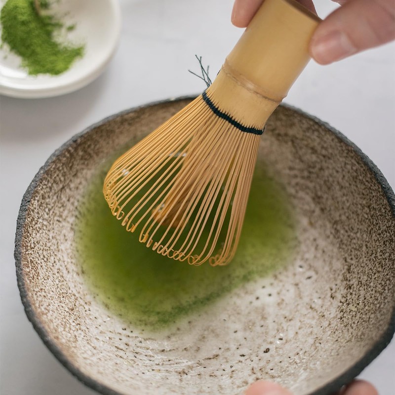 Matcha Whisk, GLADFRESIT 100 Prong Natural Bamboo Matcha Green Tea