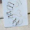 Unbranded 2 Pack Silver + Gold Ear Cuff Clip Wrap