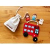 Nursery Rhyme" The Wheels on the Bus " Finger Puppet