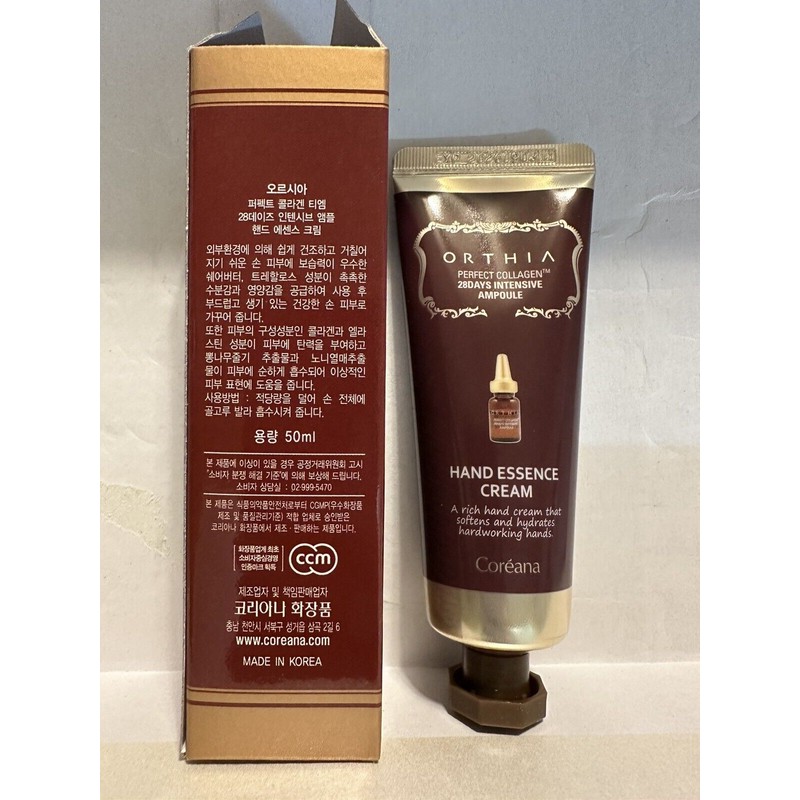 Coreana [COREANA] Orthia Perfect Collagen 28days Hand Essence Cream -