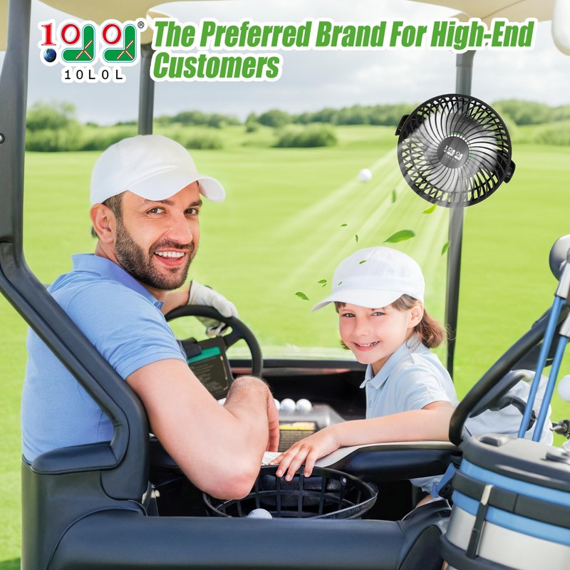 10L0L Golf Cart Magnetic Fans for EZGO Club Car Yamaha