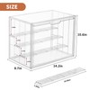 Clear Acrylic Display Case for Figures 4 Layer Figure Display
