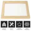 Lurrose Wooden Papermaking Screen and Deckle Wooden Paper Making Frame
