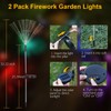 Solar Lights Outdoor, 2 Pack Solar Firework Lights Outdoor –