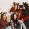 Mouse Ears Bow Headbands Glitter Party Decoration Cosplay Costume for