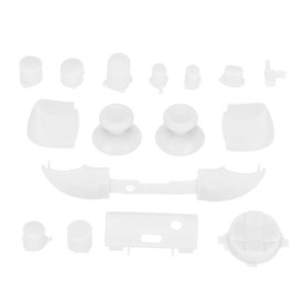 Juego Completo de Botones para Series, Dpad Bumper Triggers Botones RT LT RB LB ABXY Botones Kit de Reparación de Botones de Repuesto para Series X & S(Blanco)