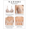 Natori womens Bliss Perfection Contour Underwire Bra, Rose Beige, 36C